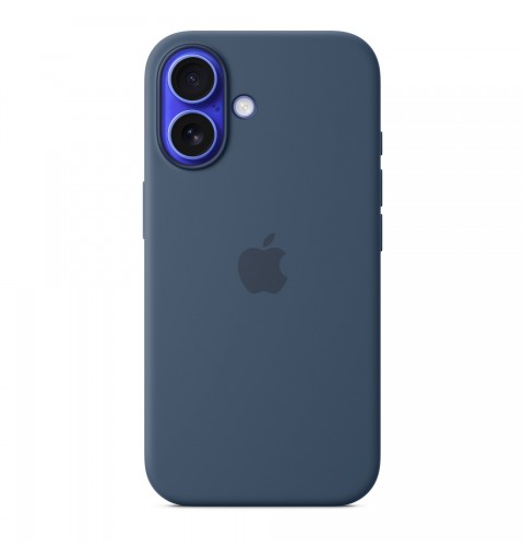 Apple Funda de silicona con MagSafe para el iPhone 16 - Azul denim