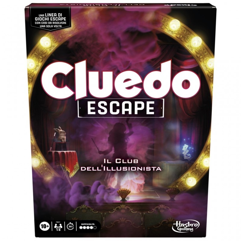 Cluedo Escape The Illusionist's Club Brettspiel Flucht