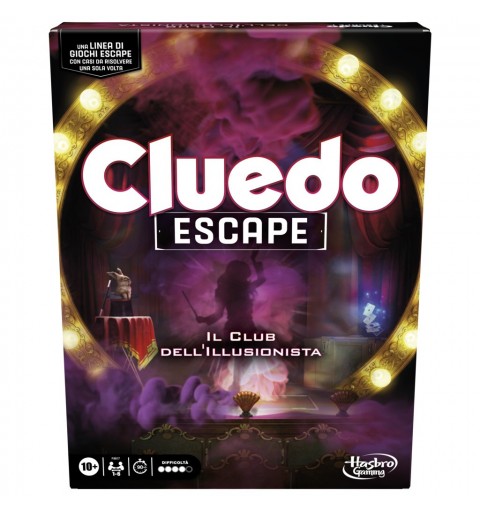 Cluedo Escape - Il Club dell'Illusionista, gioco di mistero in versione Escape Room