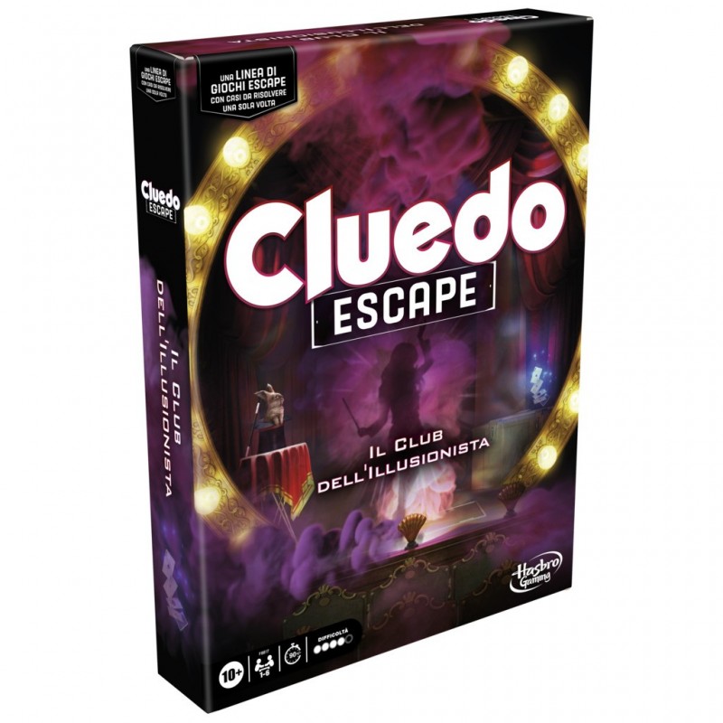 Cluedo Escape The Illusionist's Club Brettspiel Flucht