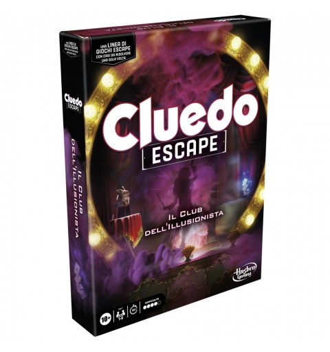 Cluedo Escape - Il Club dell'Illusionista, gioco di mistero in versione Escape Room