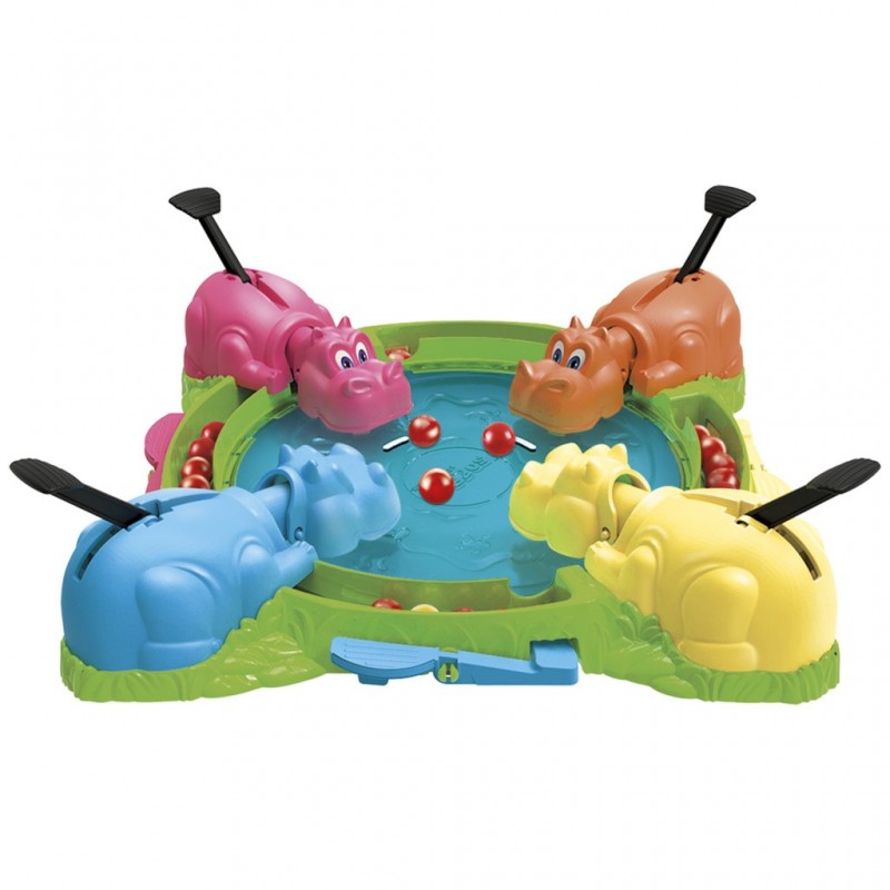 Hasbro Gaming Hungry Hungry Hippos Brettspiel Party