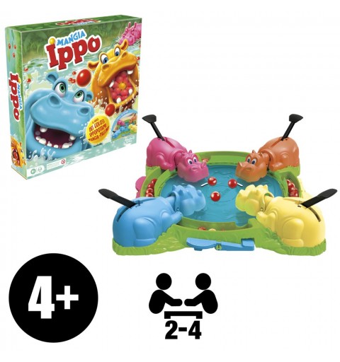 Hasbro Gaming Hungry Hungry Hippos Brettspiel Party