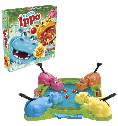 Hasbro Gaming Hungry Hungry Hippos Brettspiel Party