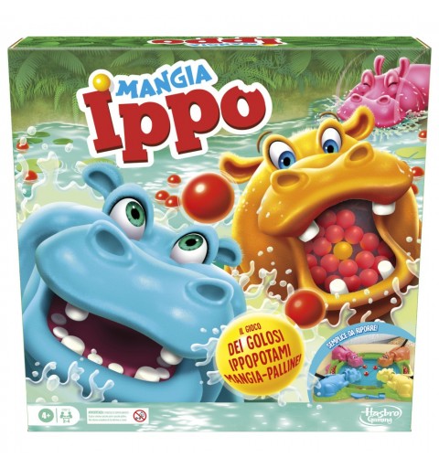 Hasbro Gaming Hungry Hungry Hippos Brettspiel Party