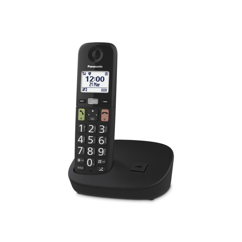 Panasonic KX-TGU110EXB teléfono Teléfono DECT Identificador de llamadas Negro