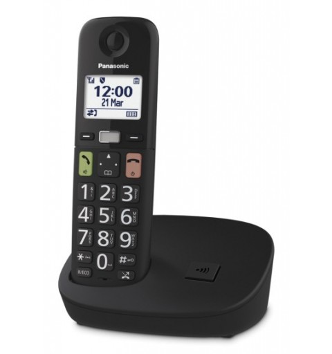 Panasonic KX-TGU110EXB teléfono Teléfono DECT Identificador de llamadas Negro