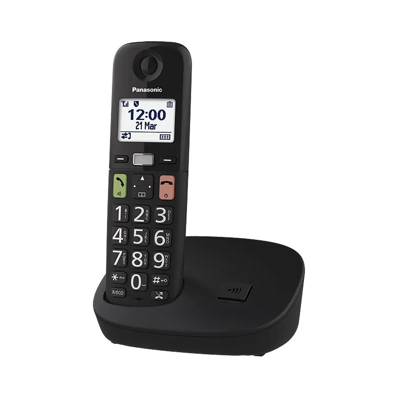 Panasonic KX-TGU110EXB teléfono Teléfono DECT Identificador de llamadas Negro