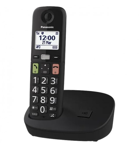 Panasonic KX-TGU110EXB teléfono Teléfono DECT Identificador de llamadas Negro