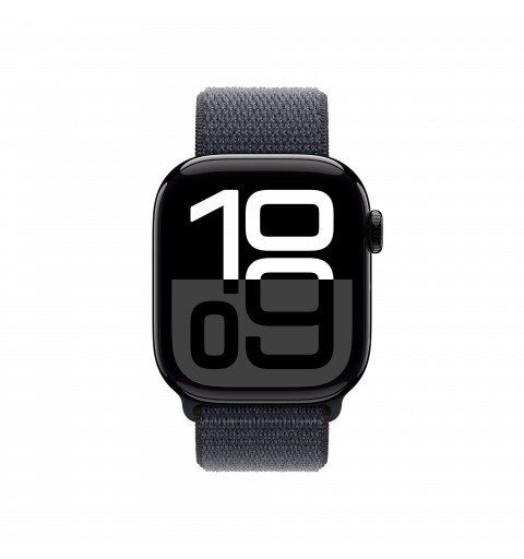 Apple Watch Series 10 GPS 42mm Jet Black Aluminium Case with Ink Sport Loop