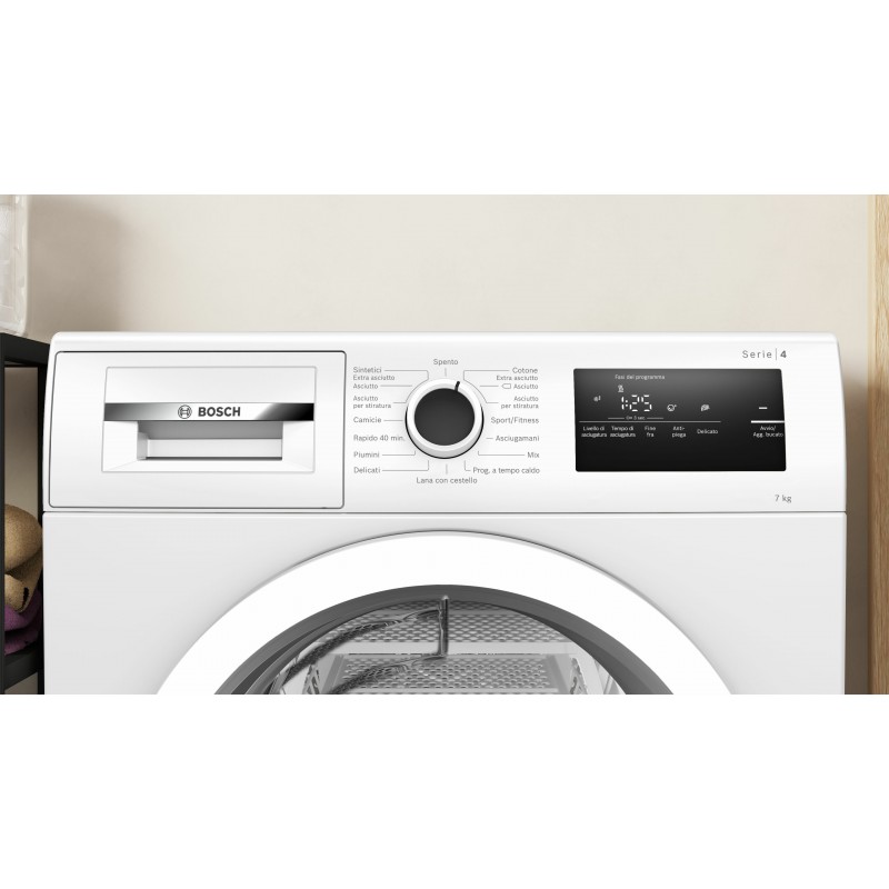 Bosch Serie 4 WTH85V17II secadora Independiente Carga frontal 7 kg A++ Blanco