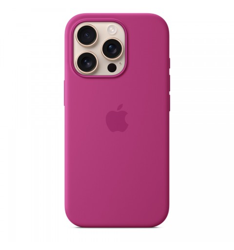 Apple Coque en silicone avec MagSafe pour iPhone 16 Pro - Fuchsia