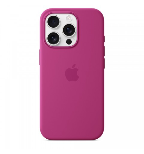 Apple iPhone 16 Pro Silikon Case mit MagSafe – Fuchsia