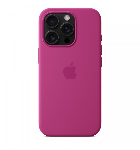 Apple Coque en silicone avec MagSafe pour iPhone 16 Pro - Fuchsia