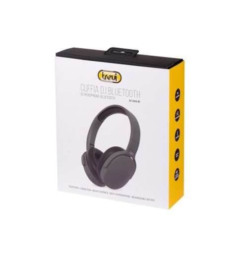 Trevi WIRELESS DIGITAL STEREO DJ HEADPHONE DJ 12E45 BT BLACK