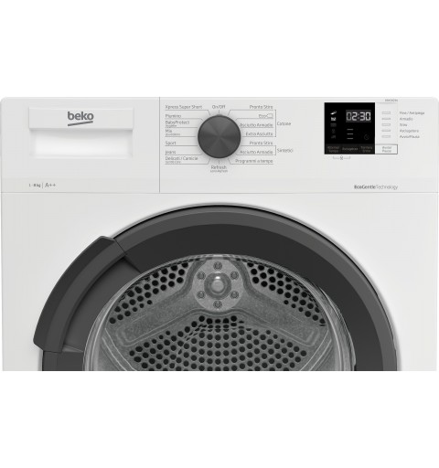 Beko DRXS823A asciugatrice Libera installazione Caricamento frontale 8 kg A++ Bianco