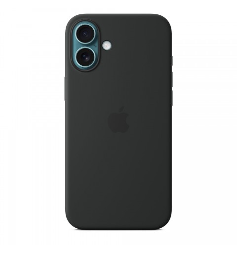 Apple iPhone 16 Plus Silikon Case mit MagSafe – Schwarz