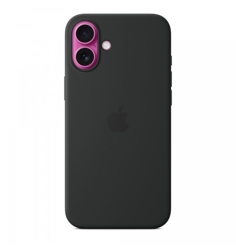 Apple iPhone 16 Plus Silikon Case mit MagSafe – Schwarz