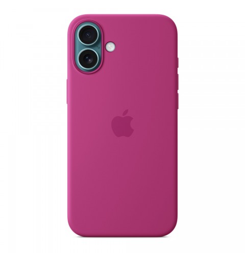 Apple Coque en silicone avec MagSafe pour iPhone 16 Plus - Fuchsia