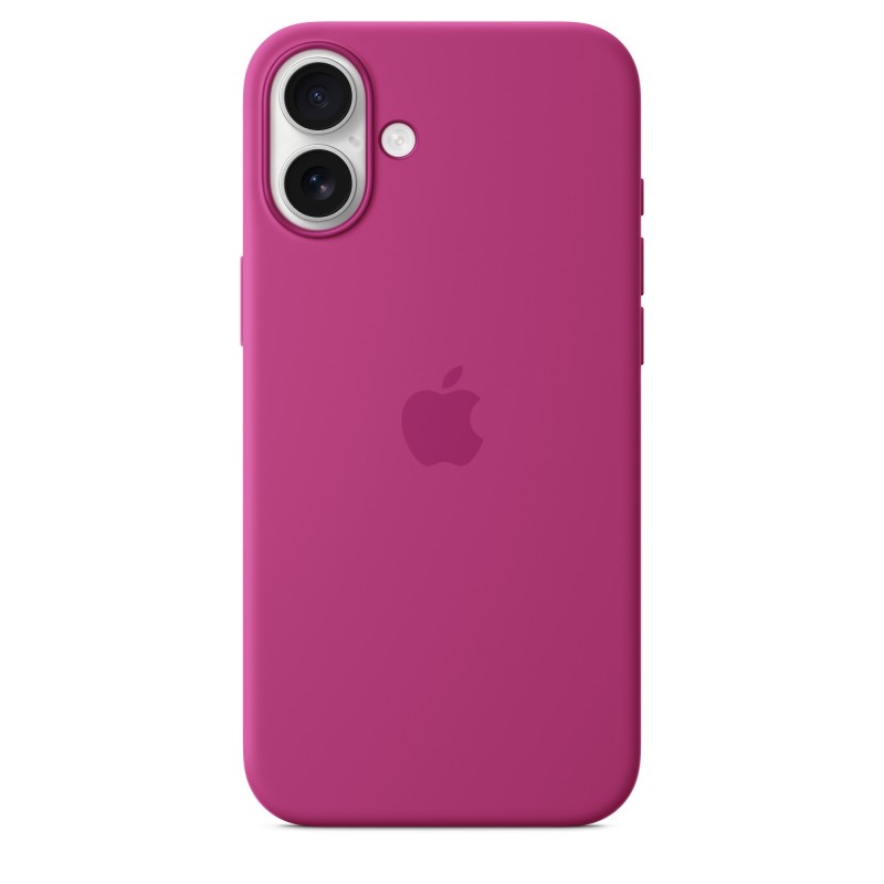 Apple Custodia MagSafe in silicone per iPhone 16 Plus - Fucsia