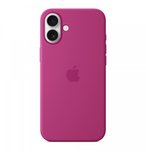 Apple Coque en silicone avec MagSafe pour iPhone 16 Plus - Fuchsia