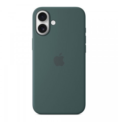 Apple Coque en silicone avec MagSafe pour iPhone 16 Plus - Vert lacustre