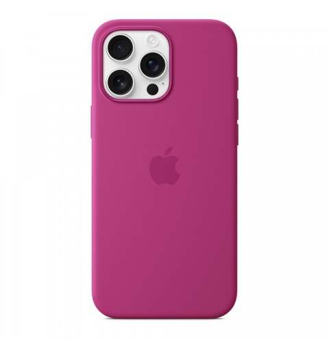 Apple Coque en silicone avec MagSafe pour iPhone 16 Pro Max - Fuchsia