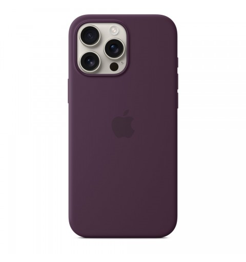 Apple iPhone 16 Pro Max Silicone Case with MagSafe - Plum