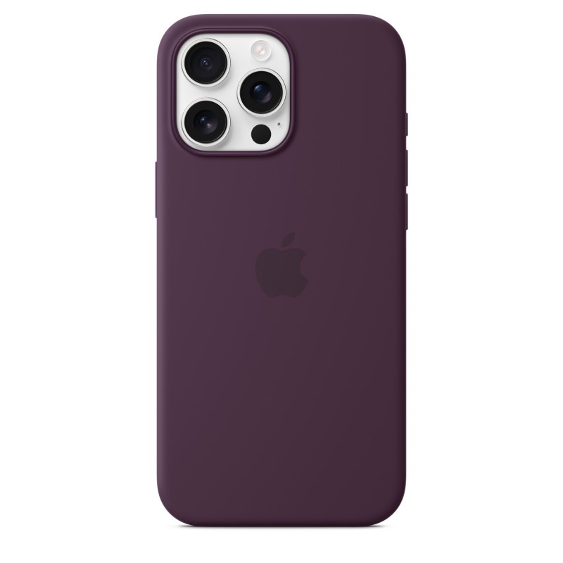 Apple iPhone 16 Pro Max Silicone Case with MagSafe - Plum