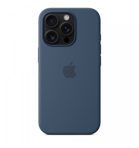 Apple Funda de silicona con MagSafe para el iPhone 16 Pro - Azul denim