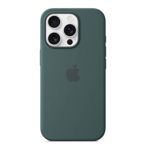 Apple Custodia MagSafe in silicone per iPhone 16 Pro - Verde lago