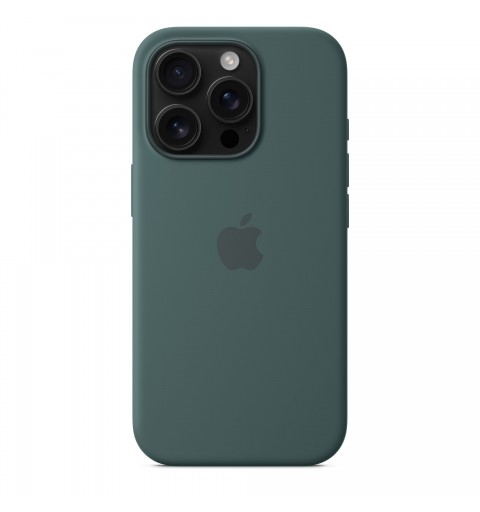 Apple Coque en silicone avec MagSafe pour iPhone 16 Pro - Vert lacustre