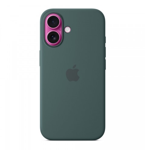 Apple Coque en silicone avec MagSafe pour iPhone 16 - Vert lacustre