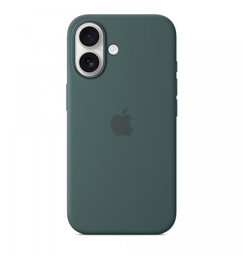 Apple Coque en silicone avec MagSafe pour iPhone 16 - Vert lacustre