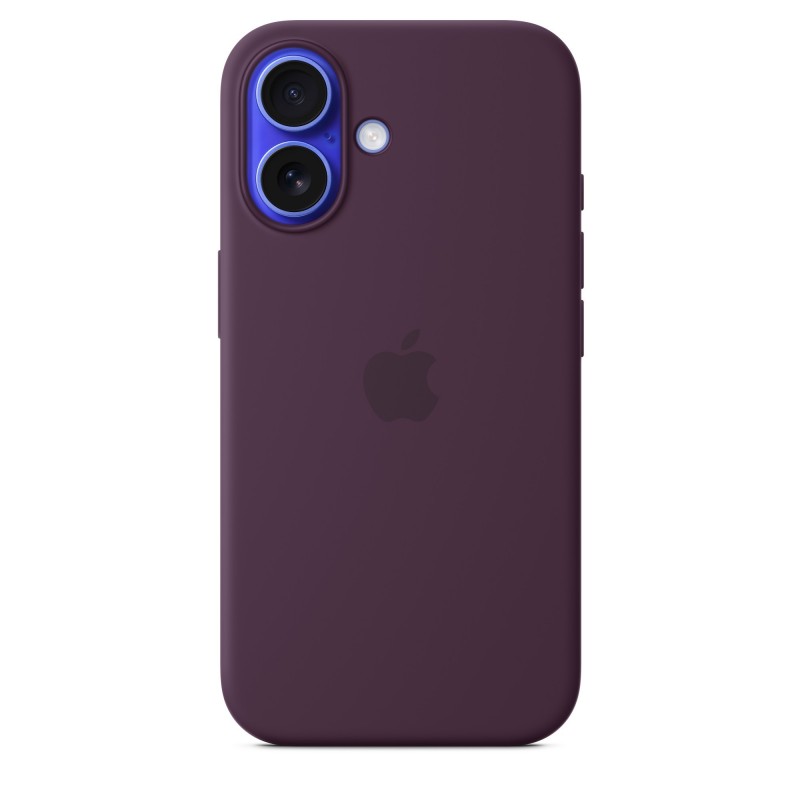 Apple iPhone 16 Silicone Case with MagSafe - Plum