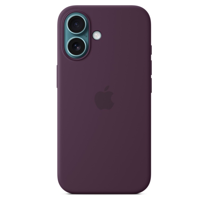 Apple iPhone 16 Silicone Case with MagSafe - Plum