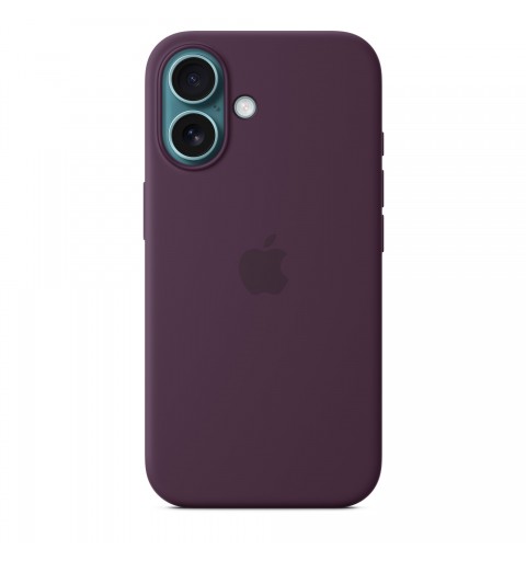 Apple iPhone 16 Silicone Case with MagSafe - Plum