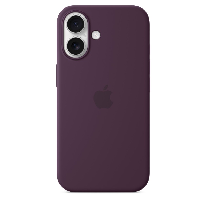 Apple iPhone 16 Silicone Case with MagSafe - Plum