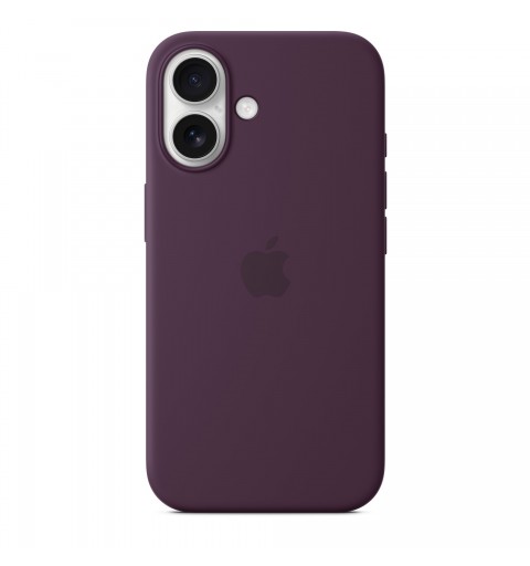 Apple Coque en silicone avec MagSafe pour iPhone 16 - Prune