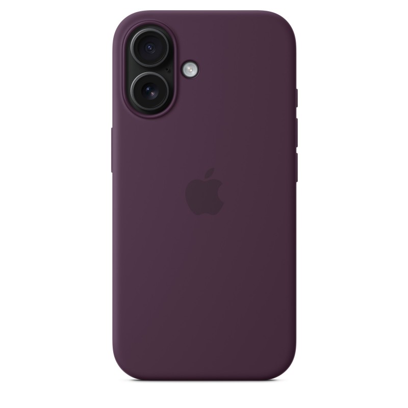 Apple iPhone 16 Silicone Case with MagSafe - Plum