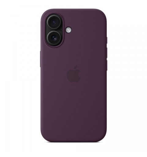 Apple iPhone 16 Silicone Case with MagSafe - Plum