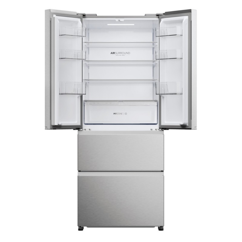 Haier FD 70 Series 3 HFR3718ENMM frigo américain Pose libre 402 L E Acier inoxydable