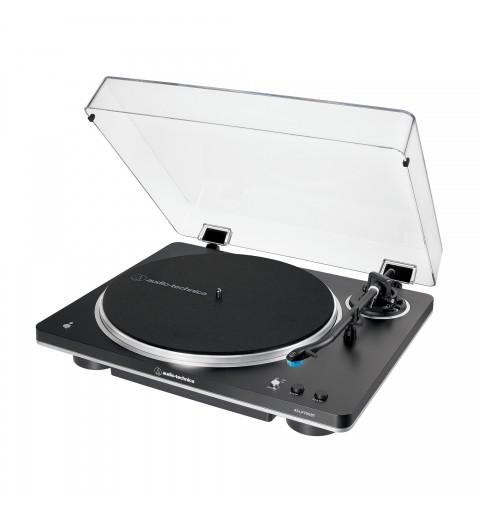 Audio-Technica AT-LP70XBT Audio-Plattenspieler mit Riemenantrieb Schwarz, Silber Vollautomatisch