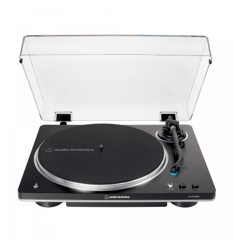 Audio-Technica AT-LP70XBT Audio-Plattenspieler mit Riemenantrieb Schwarz, Silber Vollautomatisch