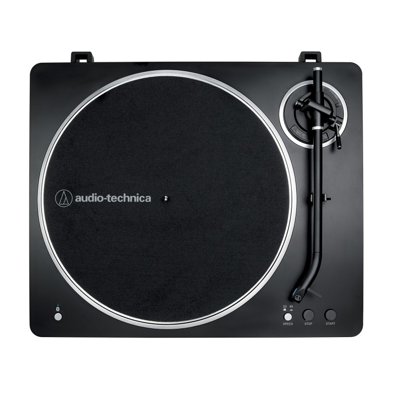 Audio-Technica AT-LP70XBT Audio-Plattenspieler mit Riemenantrieb Schwarz, Silber Vollautomatisch