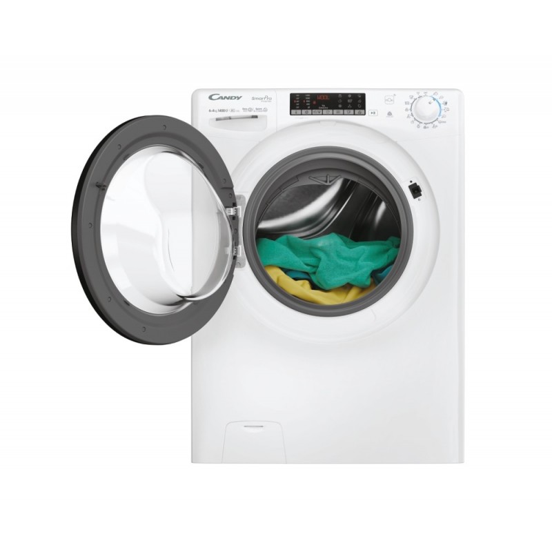 Candy Smart Pro CSOW44644TWMB6-S machine à laver avec sèche linge Pose libre Charge avant Blanc E