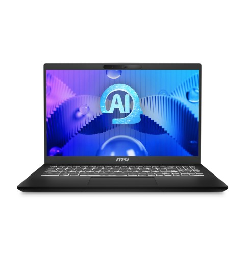 MSI Modern 15 H AI C1MG-034IT Intel Core Ultra 5 125H Laptop 39,6 cm (15.6") Full HD 16 GB DDR5-SDRAM 512 GB SSD Wi-Fi 6E