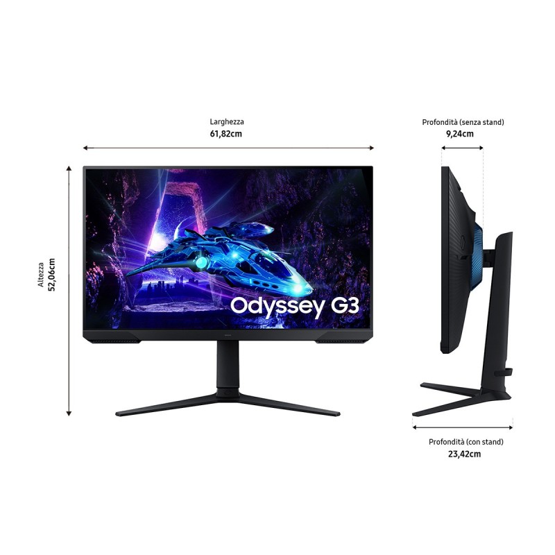 Samsung 27" Odyssey G3 G30D FHD 180Hz Gaming Monitor