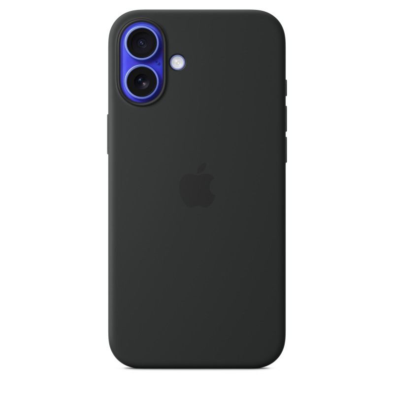 Apple iPhone 16 Plus Silikon Case mit MagSafe – Schwarz