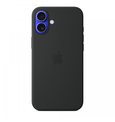 Apple iPhone 16 Plus Silikon Case mit MagSafe – Schwarz